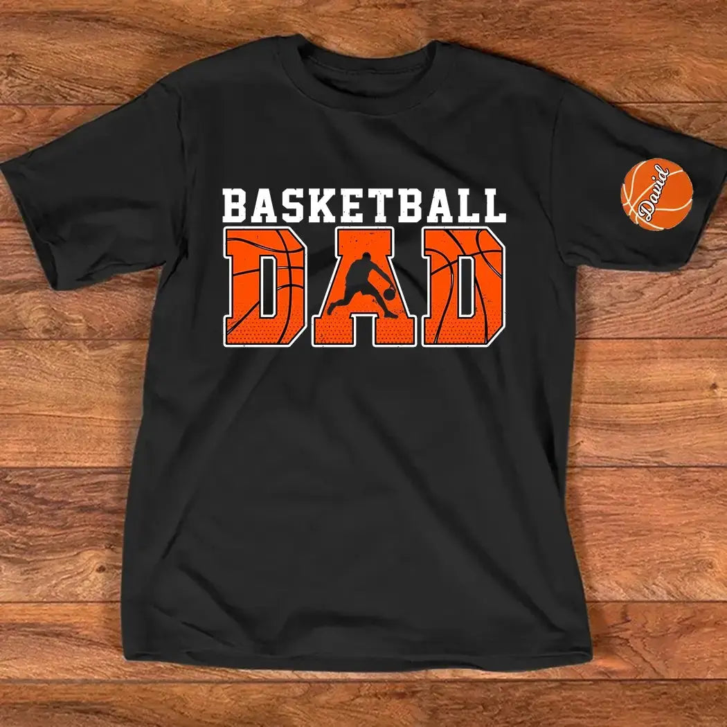 Custom Basketball Dad Shirt - Personalized Gift for Father Day Duconspace
