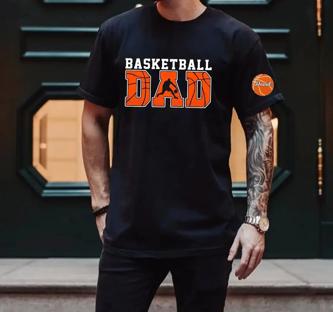 Custom Basketball Dad Shirt - Personalized Gift for Father Day Duconspace