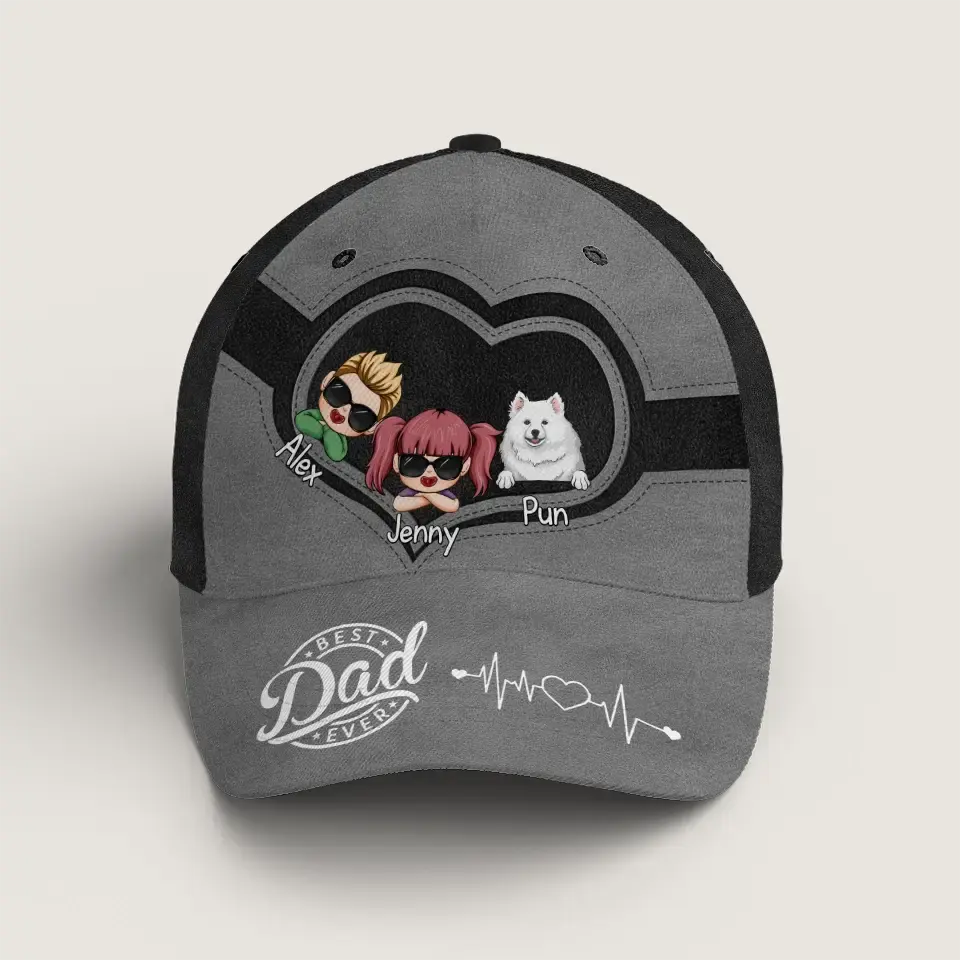 Custom Best Dad Ever - Personalized Gift for Dad, Grandpa Duconspace