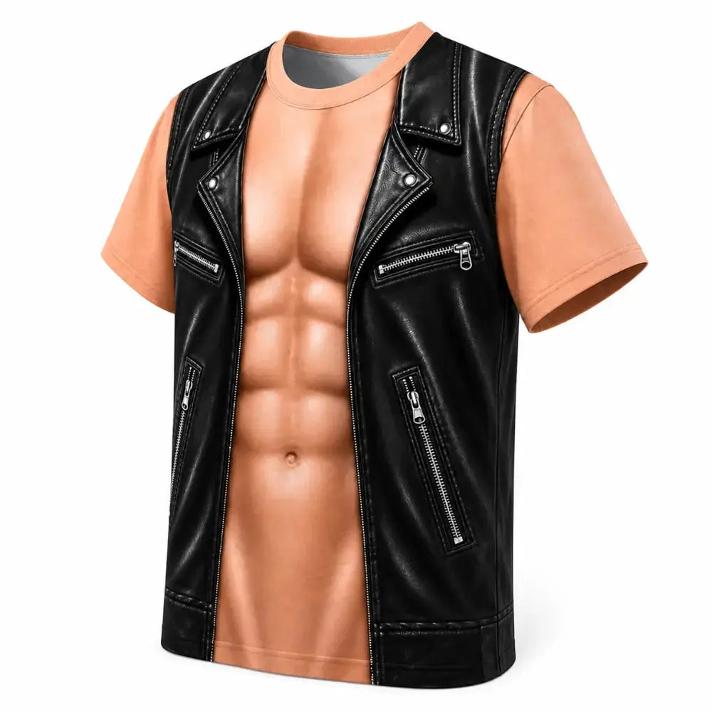 Custom Biker Costume T-Shirt for Men Duconspace