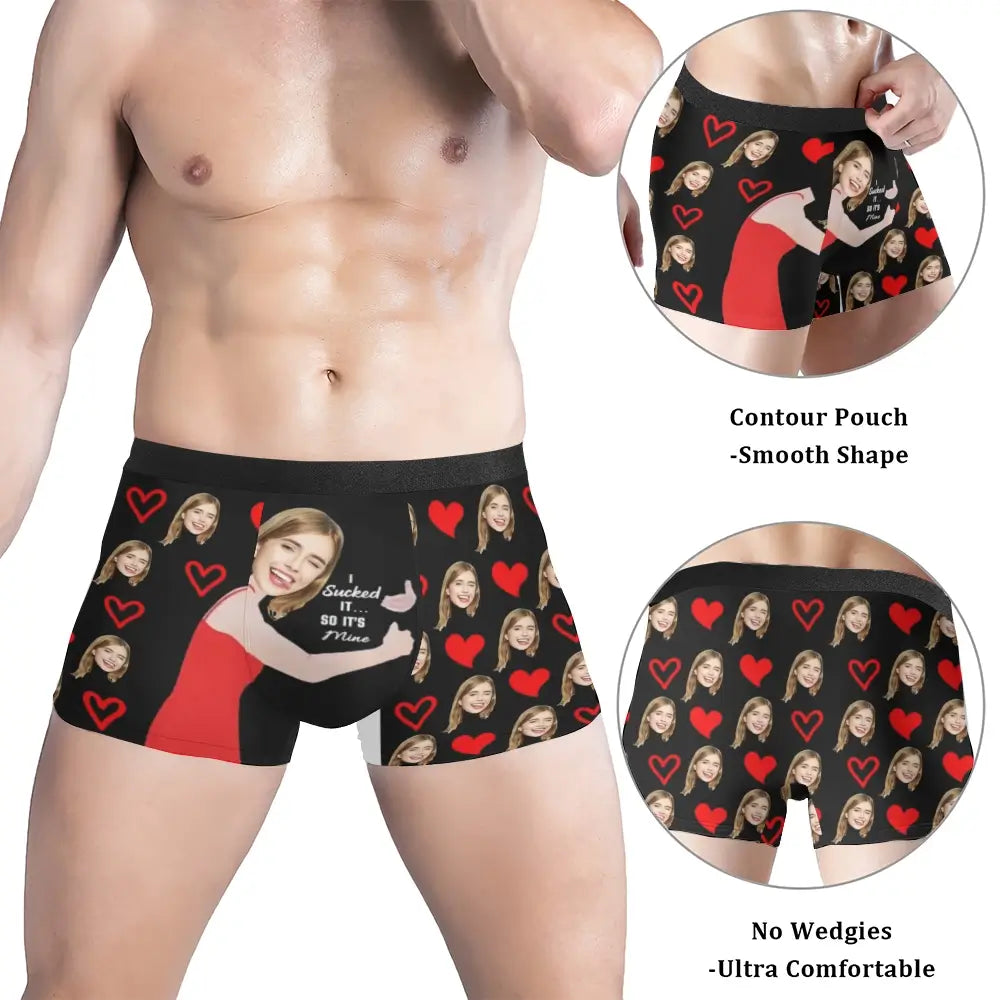 Custom Boxers With Picture - Personalized Underwear Gift for Men