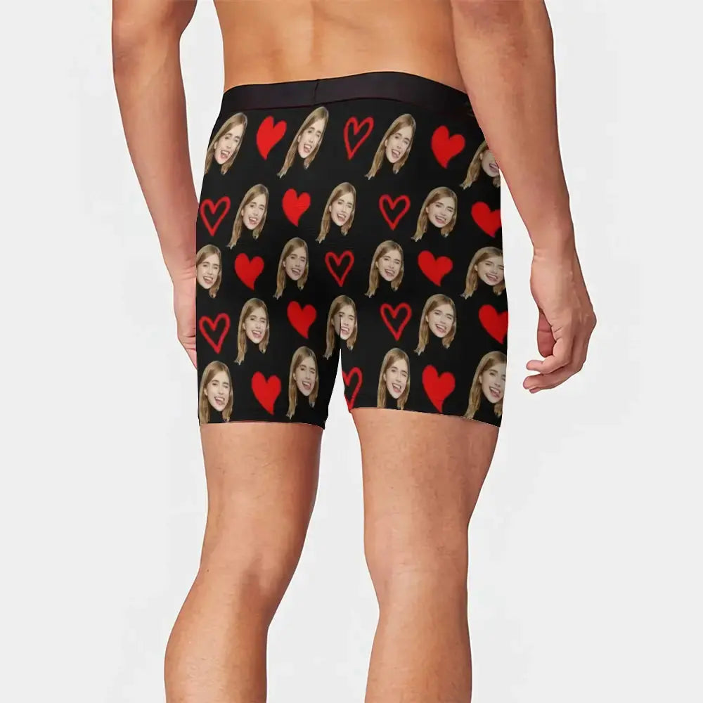 Men Custom Boxers Custom Boxers With Picture - Personalized Underwear Gift for Men ...