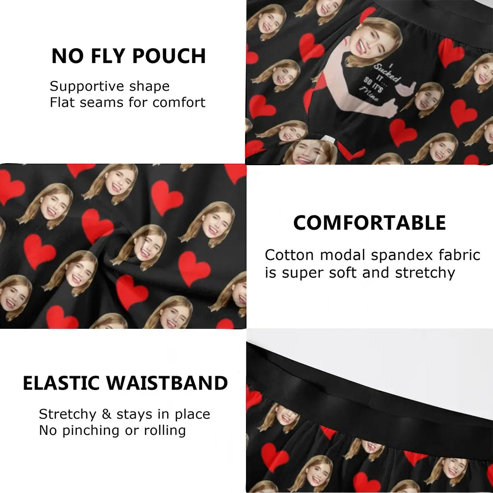 Custom Boxers With Picture - Personalized Underwear Gift for Men
