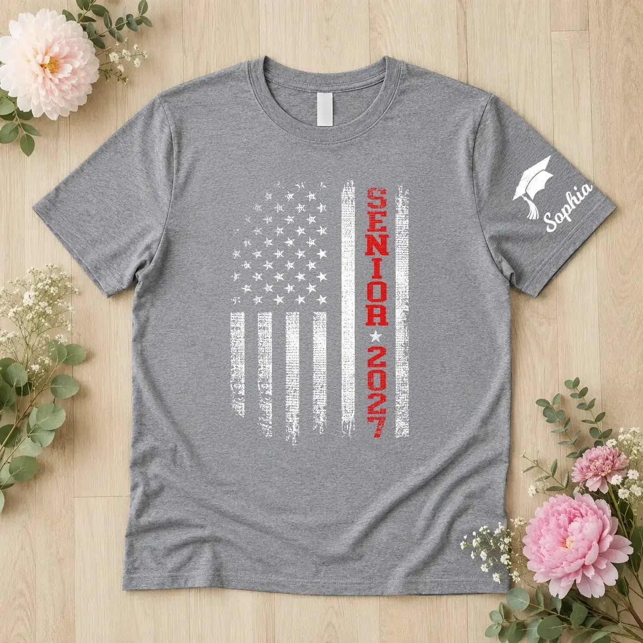 Custom Class of 2027 Shirt - Personalized Gift for Family Member Duconspace