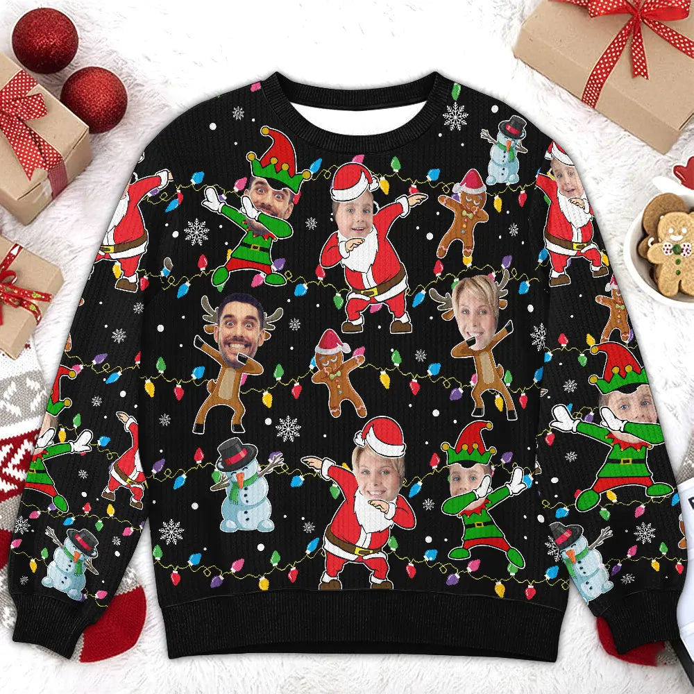Custom Face Christmas Sweater – Funny Personalized Ugly Sweater