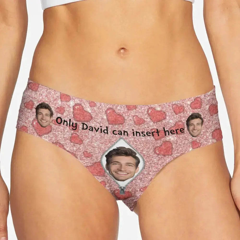 Custom Face Insert Here - Personalized Women Briefs Duconspace