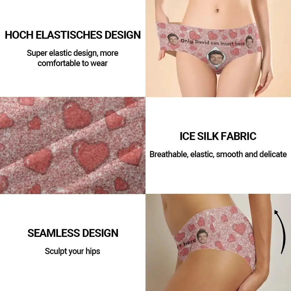 Custom Face Insert Here - Personalized Women Briefs Duconspace