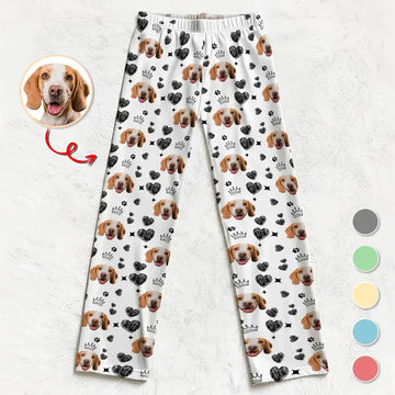 Custom Face Pajama Pants - Personalized Gift for Pet Lovers Duconspace