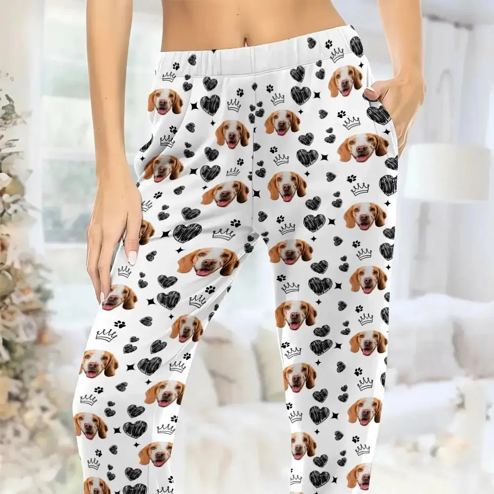 Custom Face Pajama Pants - Personalized Gift for Pet Lovers Duconspace