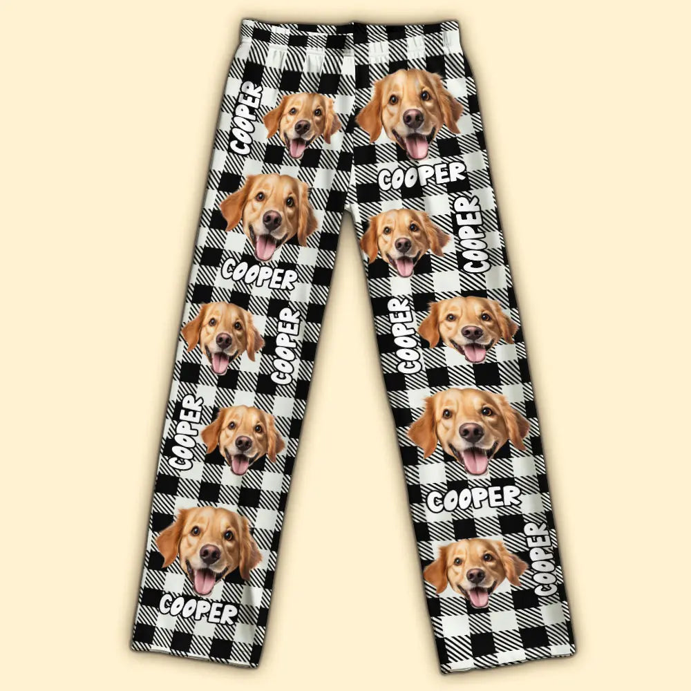 Custom Face Pajama Pants – Personalized Lounge Pants with Name