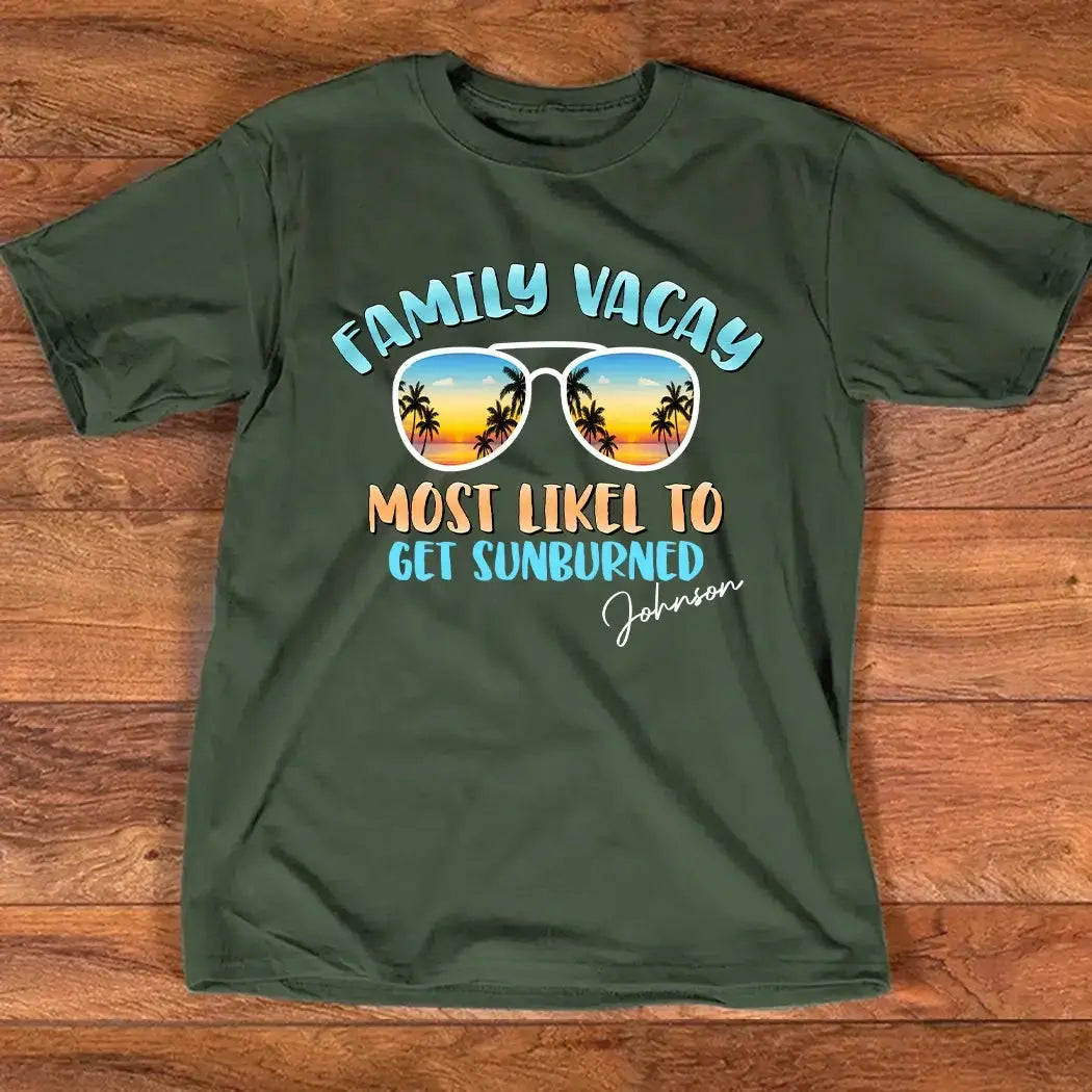 Custom Family Vacation Shirt - Personalized Gift for Family Member Duconspace