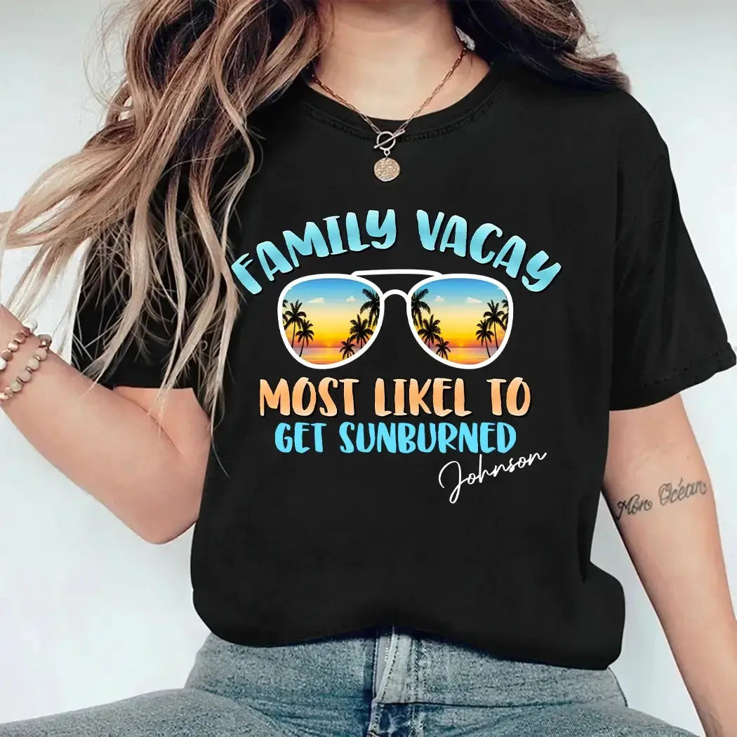 Custom Family Vacation Shirt - Personalized Gift for Family Member Duconspace