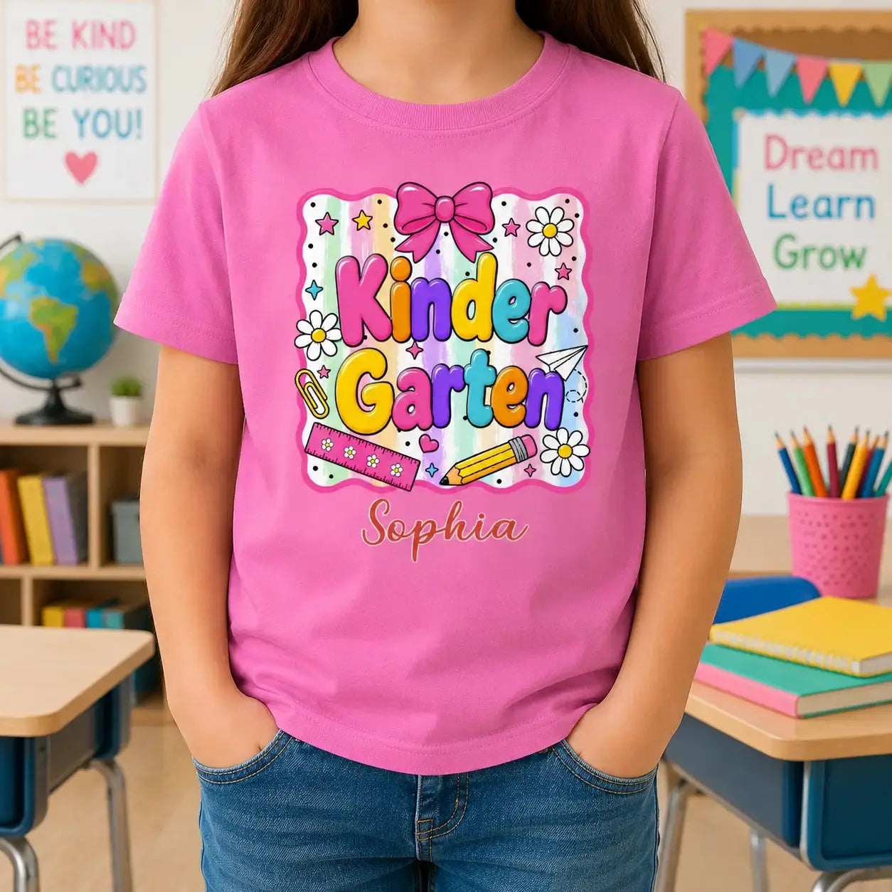 Custom First Grade Back to School Coquette Shirt