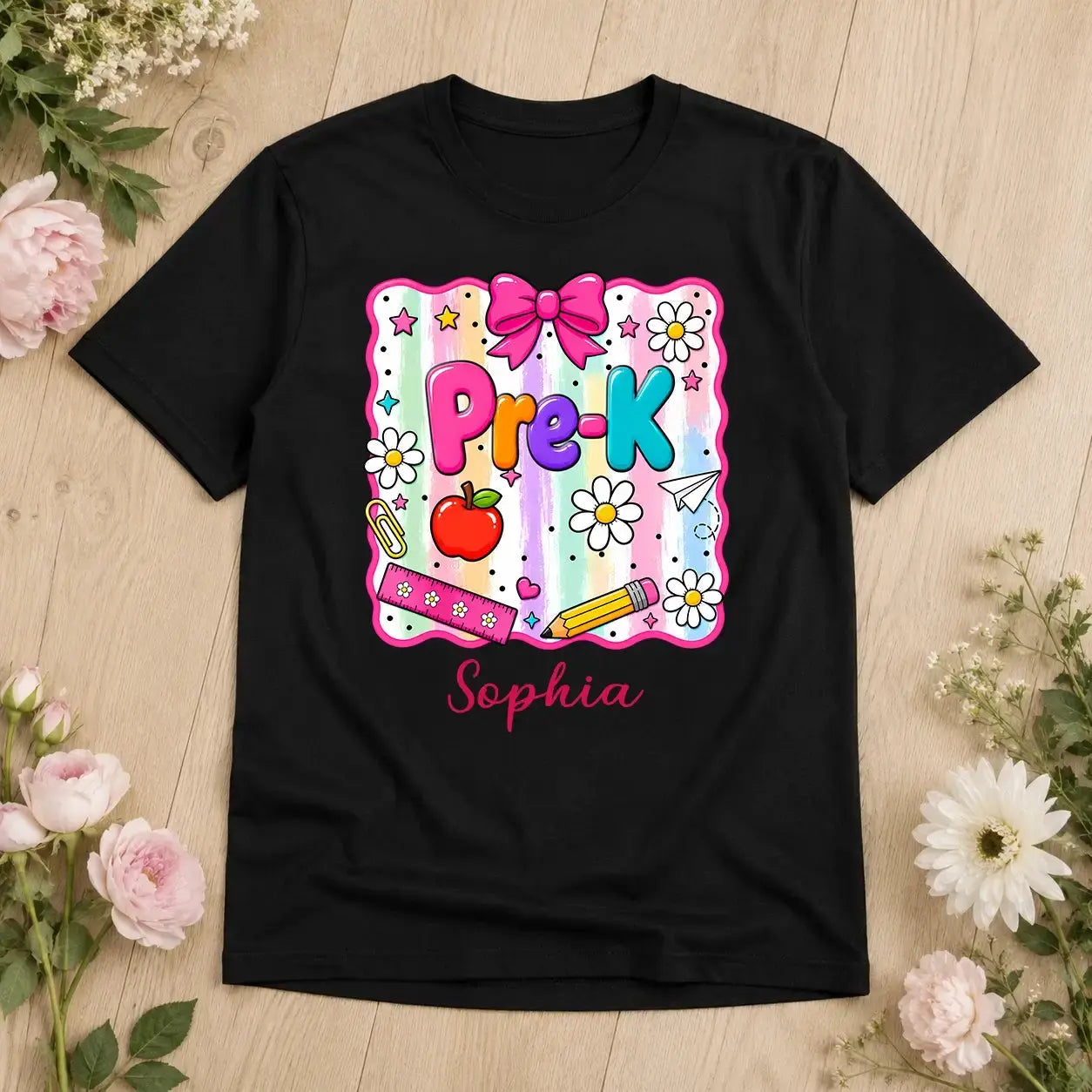 Custom First Grade Back to School Coquette Shirt
