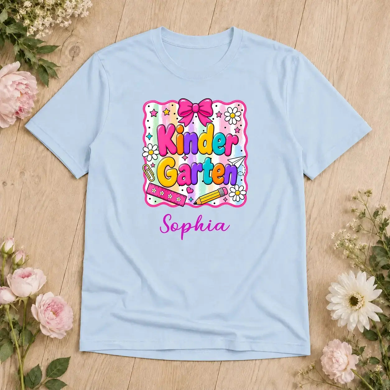 Custom First Grade Back to School Coquette Shirt