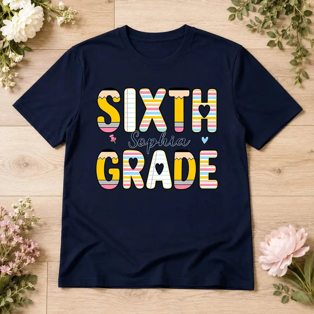 Custom First Grade Shirt - Personalized Back to School Gift