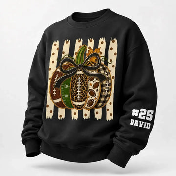 Custom Football Name Number Sleeve Print Apparel