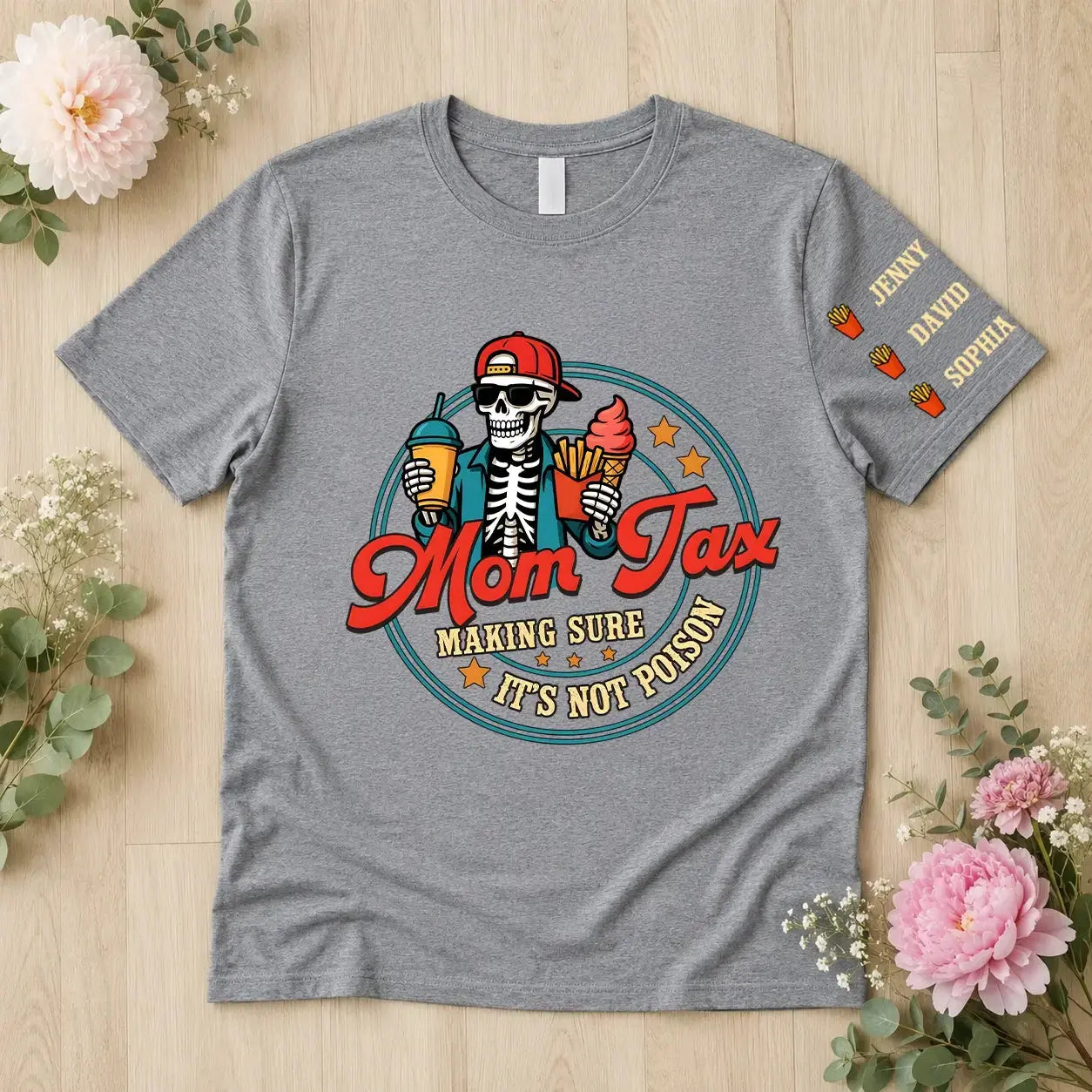 Custom Funny Dad Tax Shirt - Personalized Gift for Dad, Grandpa Duconspace