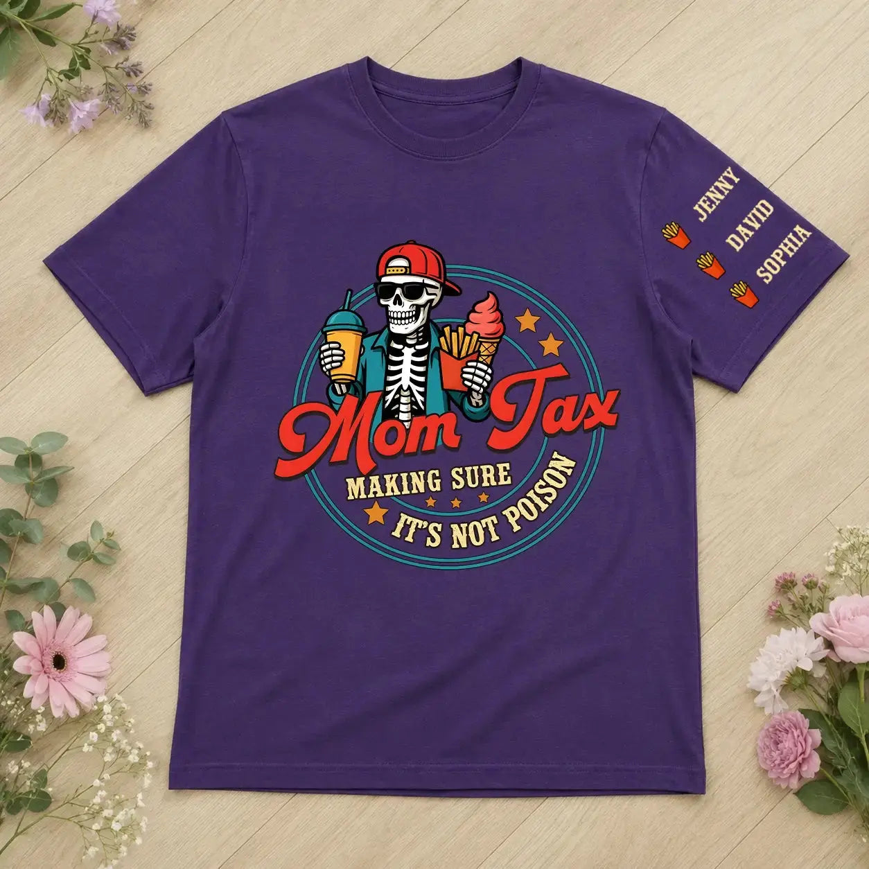Custom Funny Dad Tax Shirt - Personalized Gift for Dad, Grandpa Duconspace