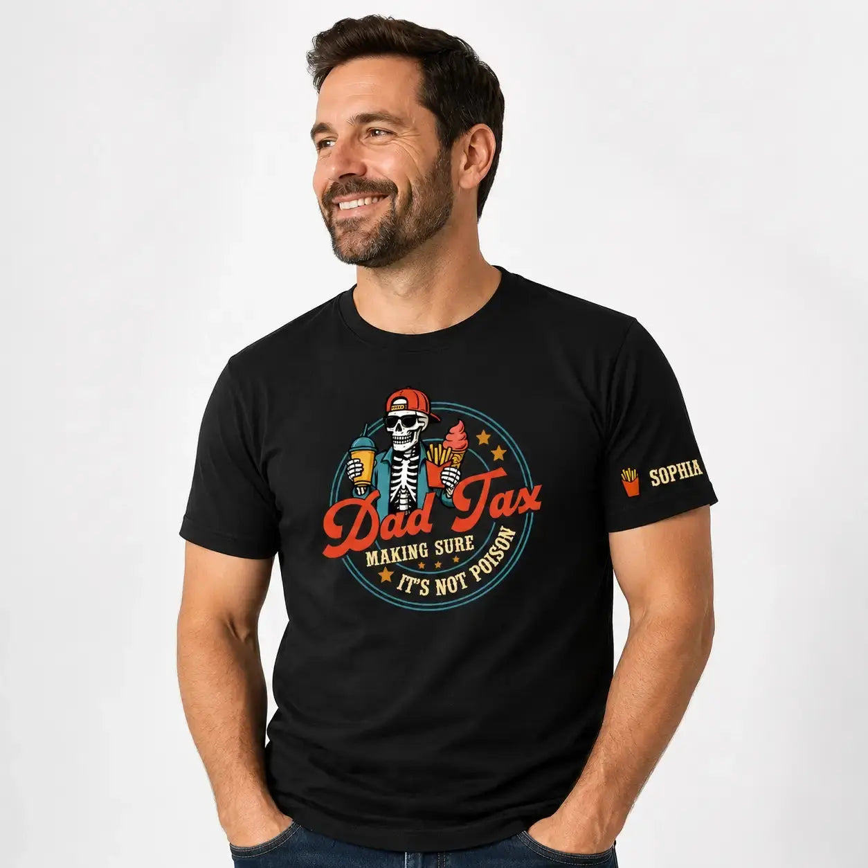Custom Funny Dad Tax Shirt - Personalized Gift for Dad, Grandpa Duconspace