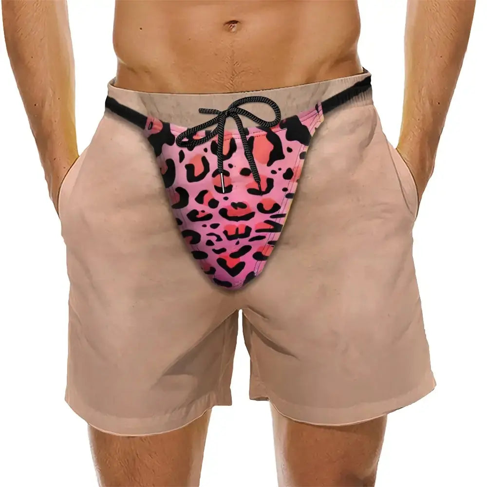 Custom Funny Men Beach Shorts - Personalized Gift for Summer Vacation
