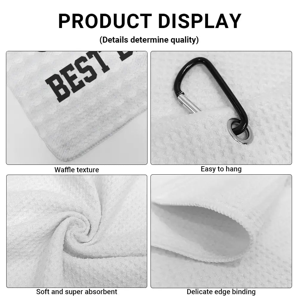 Custom Golf Towel - Personalized Father's Day Gift Duconspace