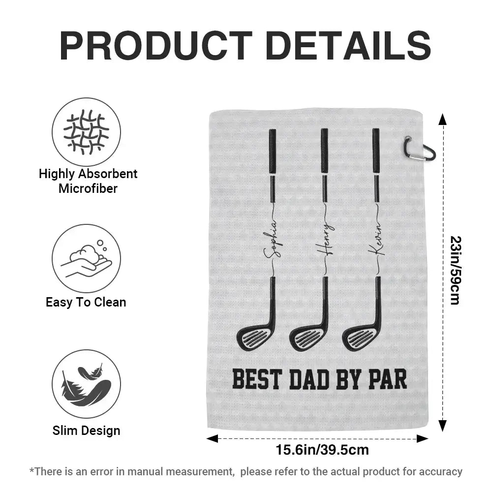 Custom Golf Towel - Personalized Father's Day Gift Duconspace