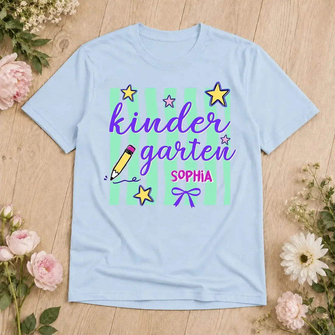 Custom Grade Level Kids - Personalized Back to School Shirt