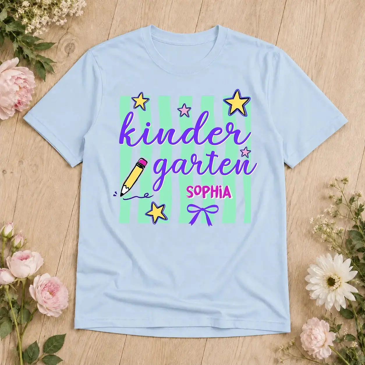 Custom Grade Level Kids - Personalized Back to School Shirt