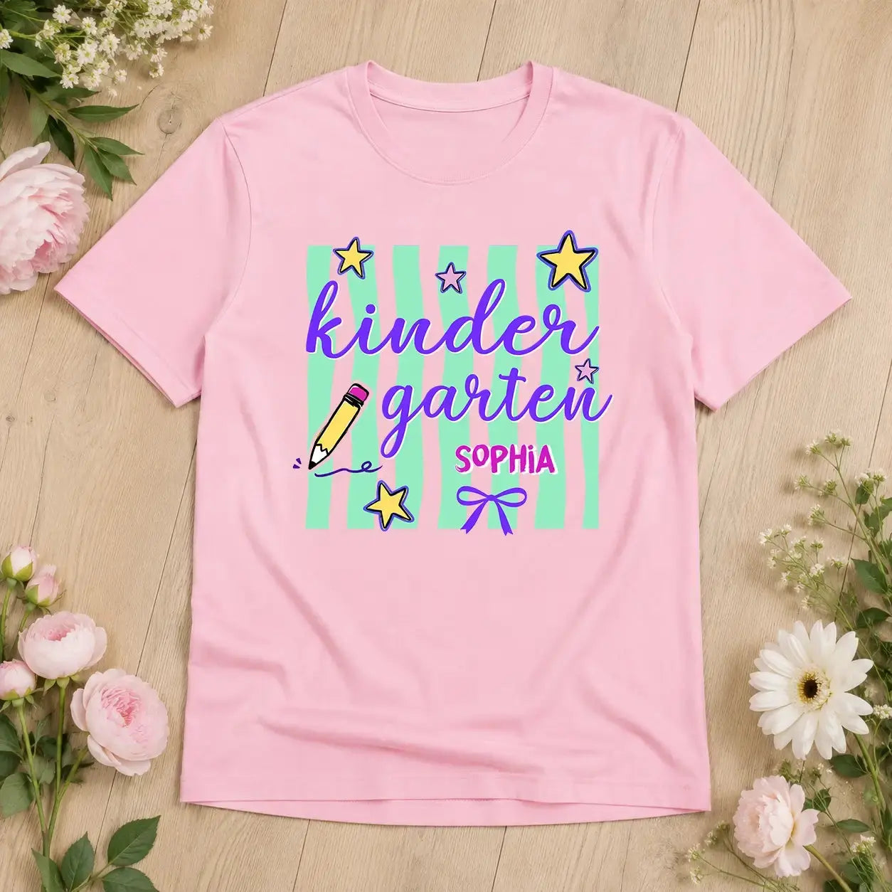 Custom Grade Level Kids - Personalized Back to School Shirt