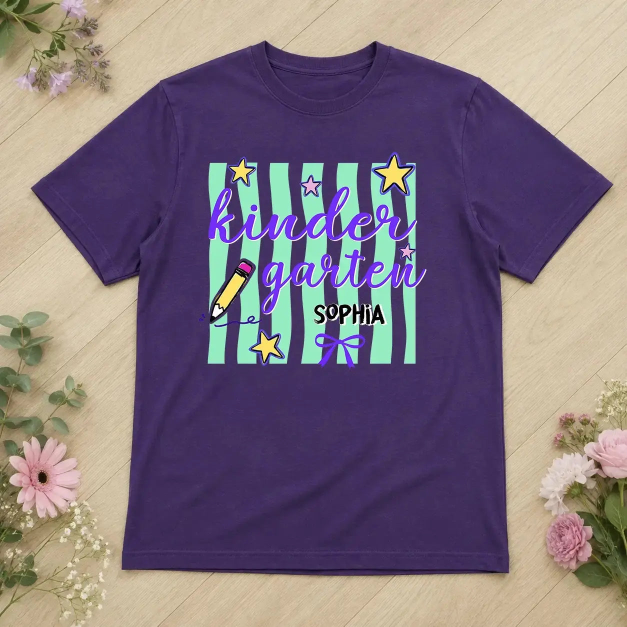 Custom Grade Level Kids - Personalized Back to School Shirt