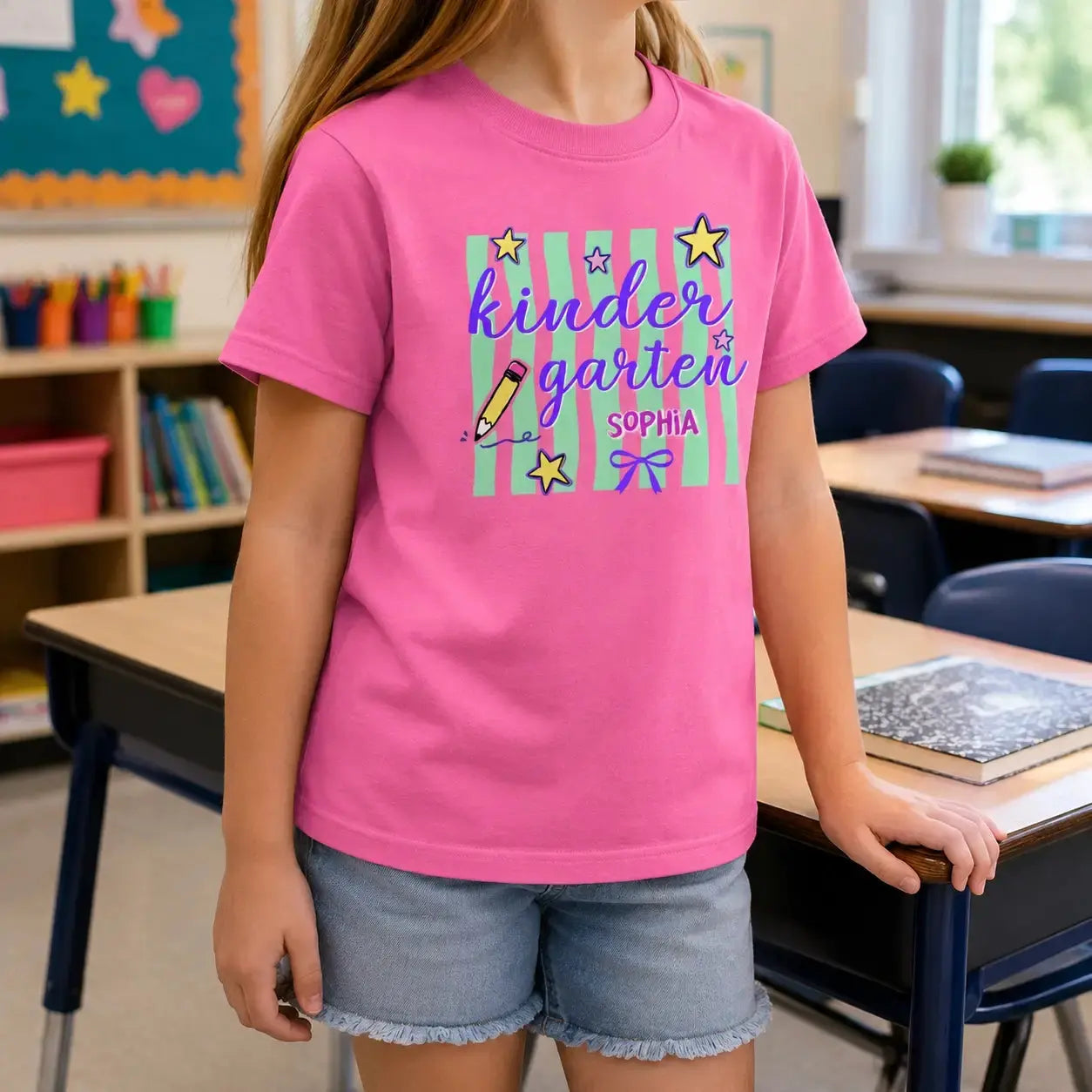 Custom Grade Level Kids - Personalized Back to School Shirt