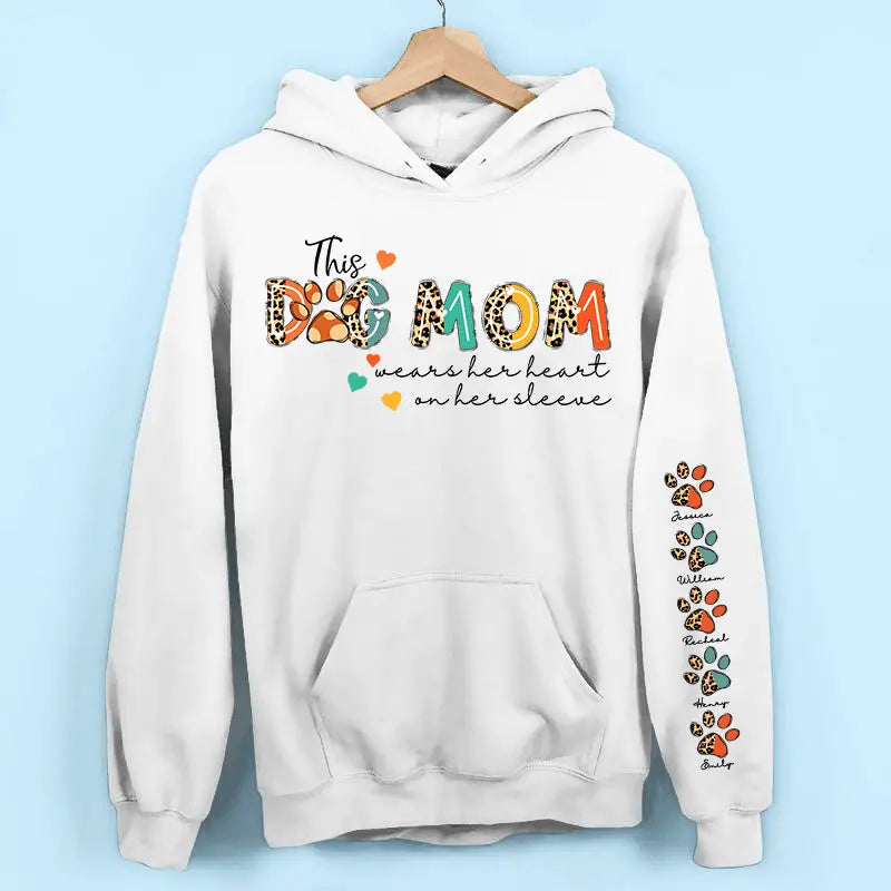 Custom Dog Names Sweatshirt & Hoodie - Perfect Gift for Dog Moms Dreamship