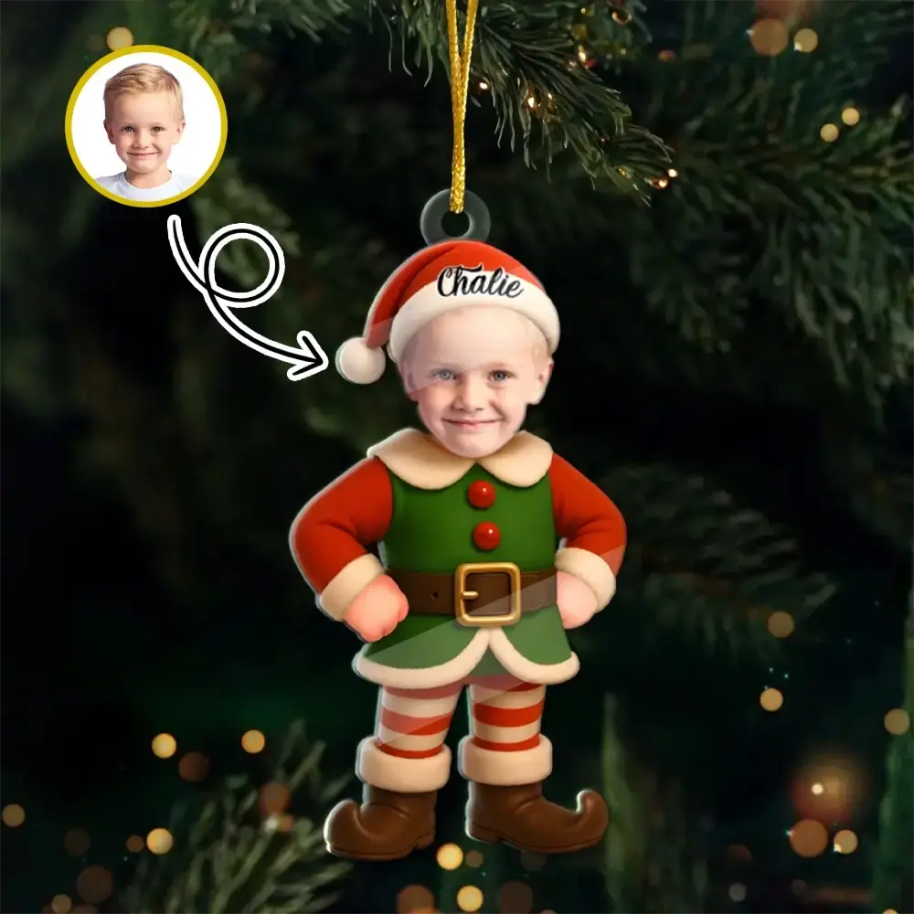 Custom Kid Face - Personalized Oranment, Gifr for Family Duconspace