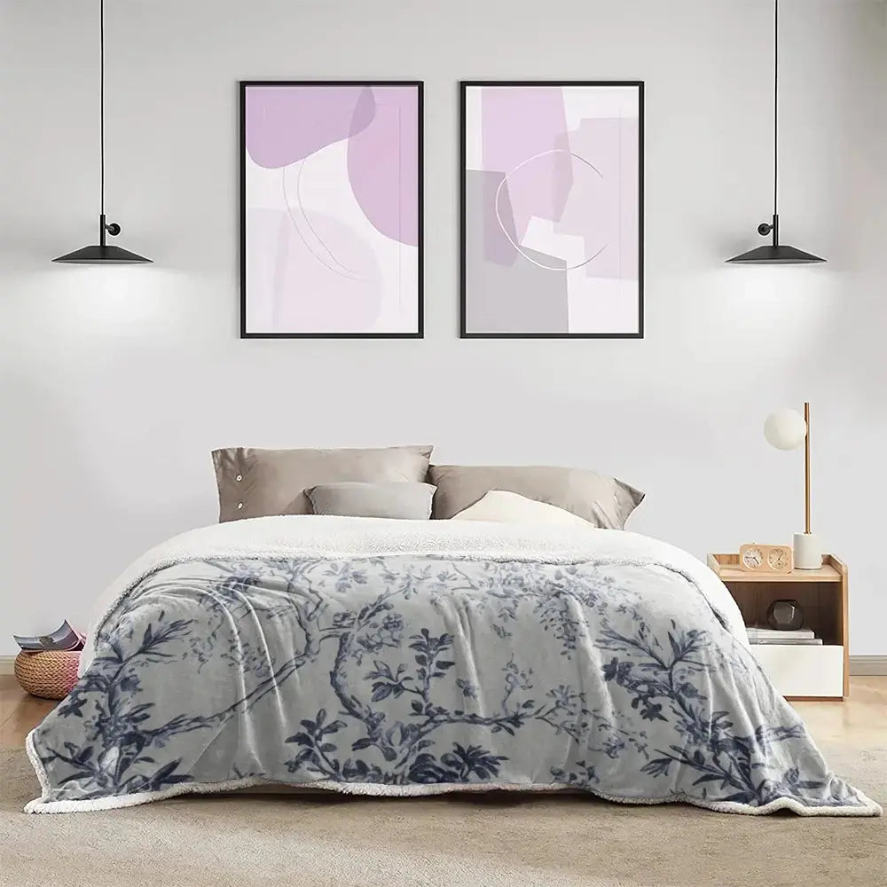 Custom Kids Name on  Blanket - Personalized Gift for Grandma Duconspace
