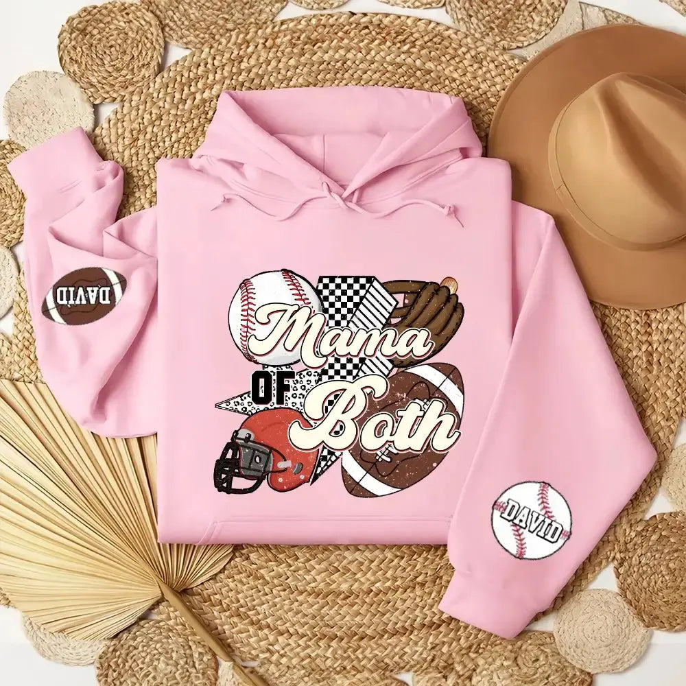 Custom Mama of Both Sweatshirt - Personalized Gift for Mother Duconspace