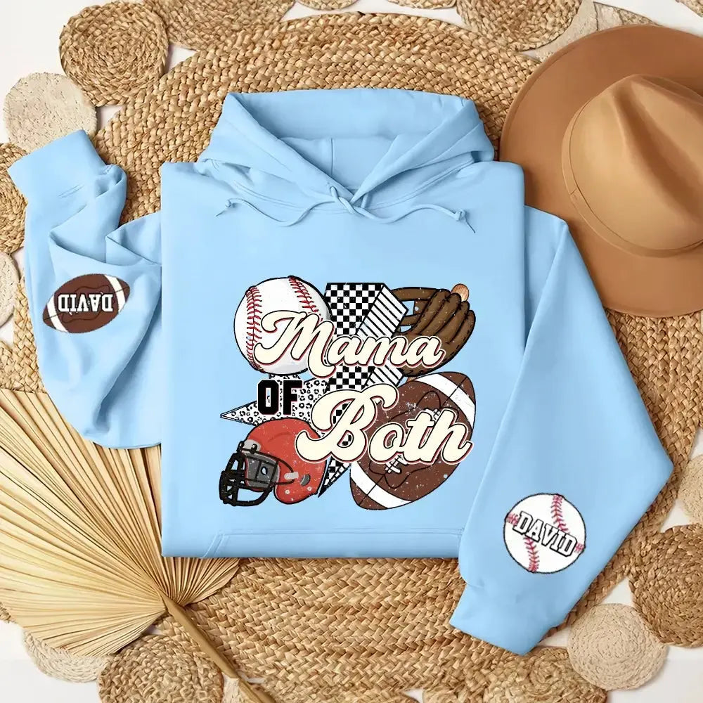 Custom Mama of Both Sweatshirt - Personalized Gift for Mother Duconspace