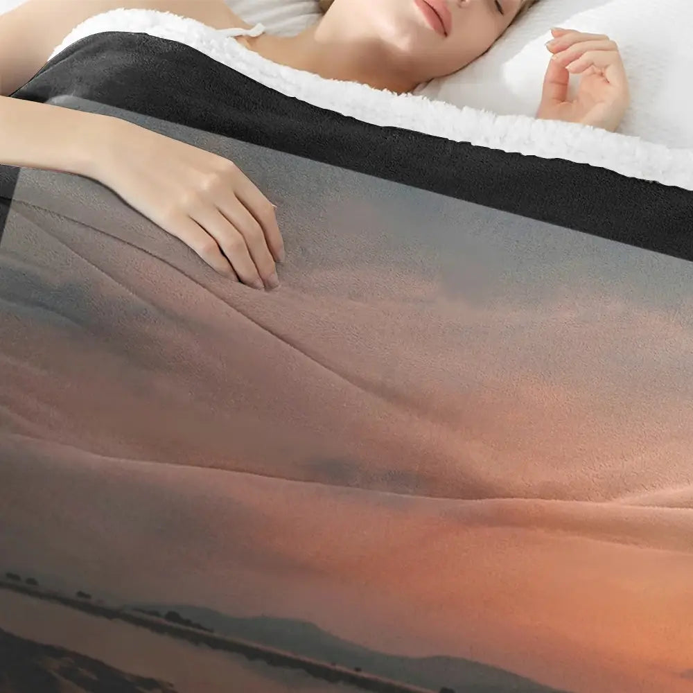 Custom Memory Photo - Personalized Music Favorite Song on Blanket