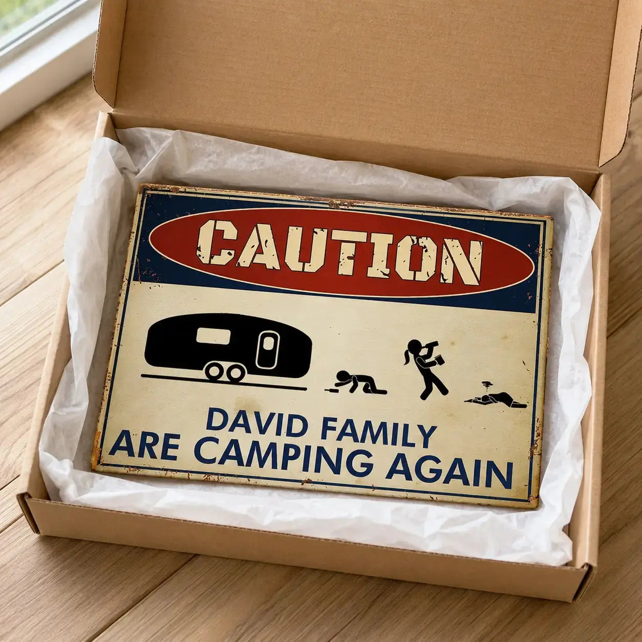 Custom Metal Sign - Drunk Campers Are Camping Again Duconspace