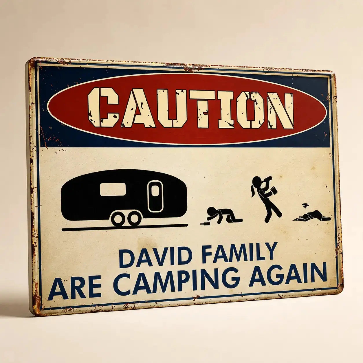 Custom Metal Sign - Drunk Campers Are Camping Again Duconspace