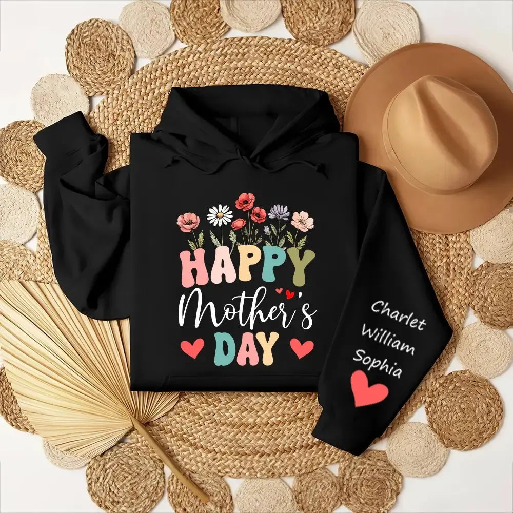 Custom Morther's Day Sweathirt - Personalized Gift for Mom, Grandma Duconspace