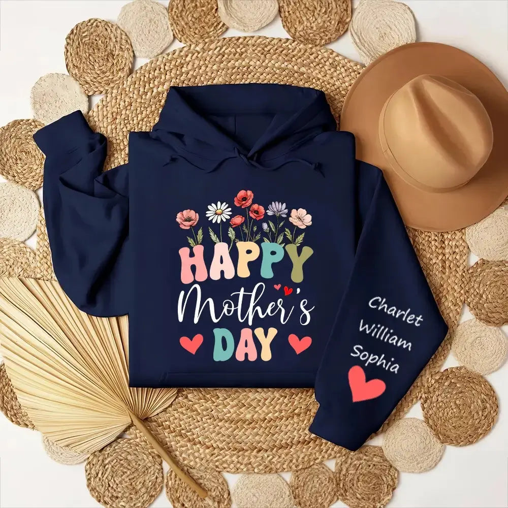 Custom Morther's Day Sweathirt - Personalized Gift for Mom, Grandma Duconspace
