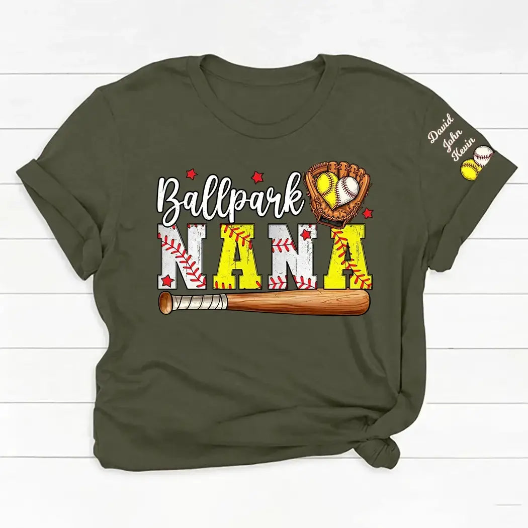 Custom Nana Softball Baseball Shirt - Personalized Gift for Grandma Duconspace
