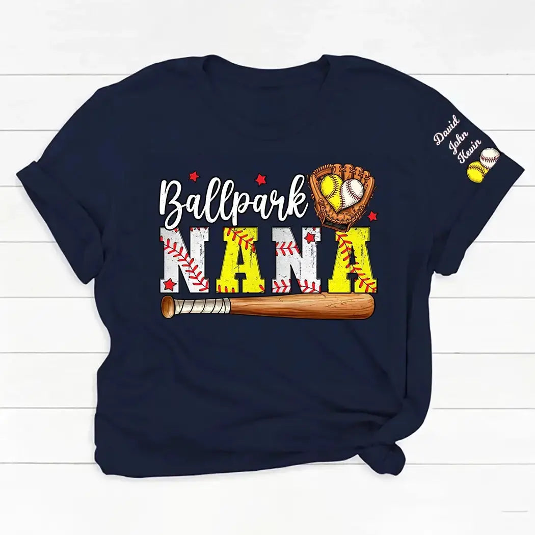 Custom Nana Softball Baseball Shirt - Personalized Gift for Grandma Duconspace