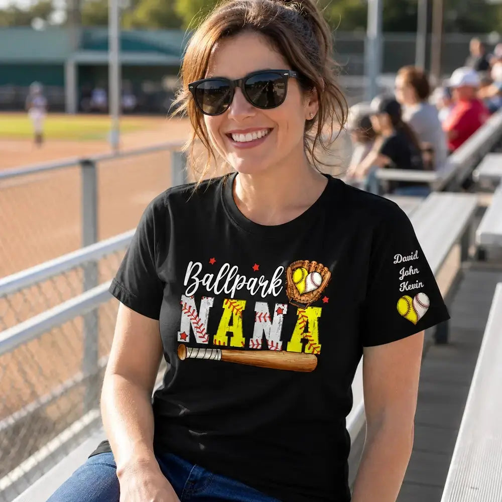Custom Nana Softball Baseball Shirt - Personalized Gift for Grandma Duconspace