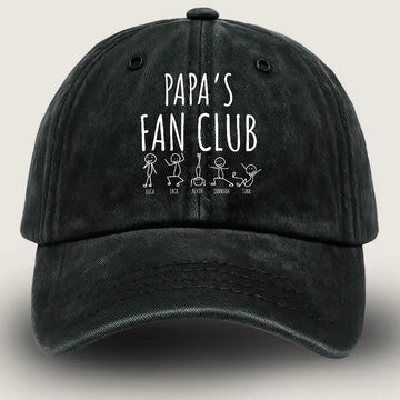 Custom Papa Cap With Kids Name - Personalized Gift for Family Member Duconspace