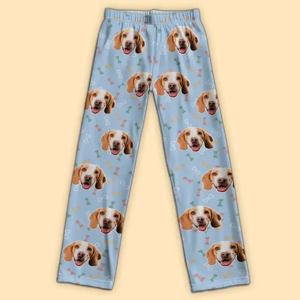 Custom Pet Photos - Personalized Pet Avatar Pajama Pants Duconspace