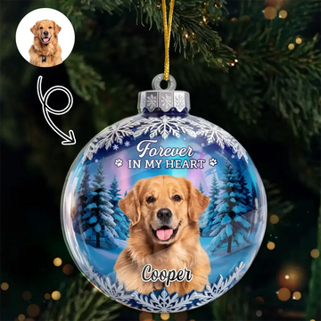 Custom Photo - Personalized Acrylic Ornament , a Meaningful Memorial Gift