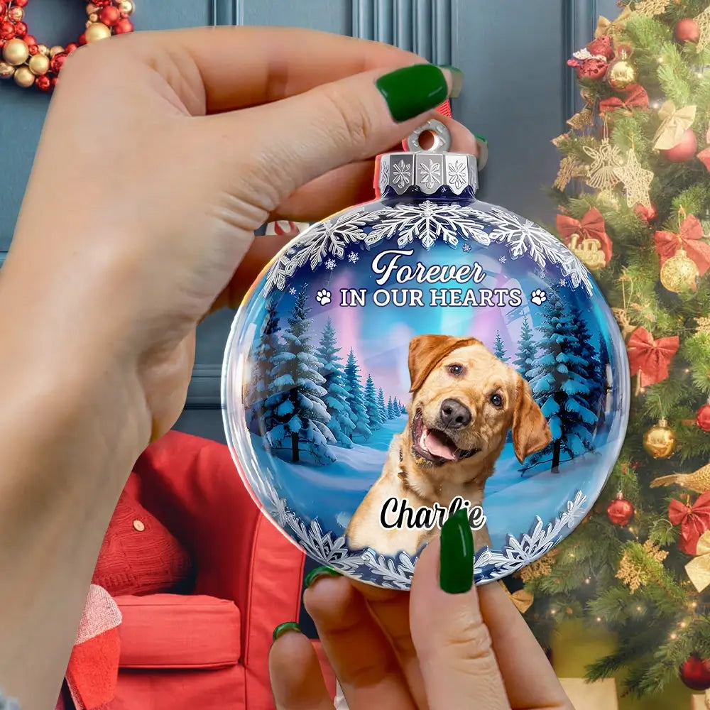 Custom Photo - Personalized Acrylic Ornament , a Meaningful Memorial Gift