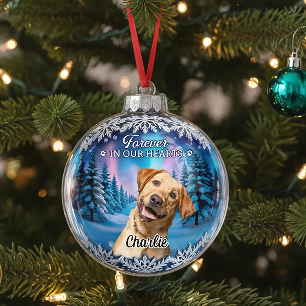 Custom Photo - Personalized Acrylic Ornament , a Meaningful Memorial Gift